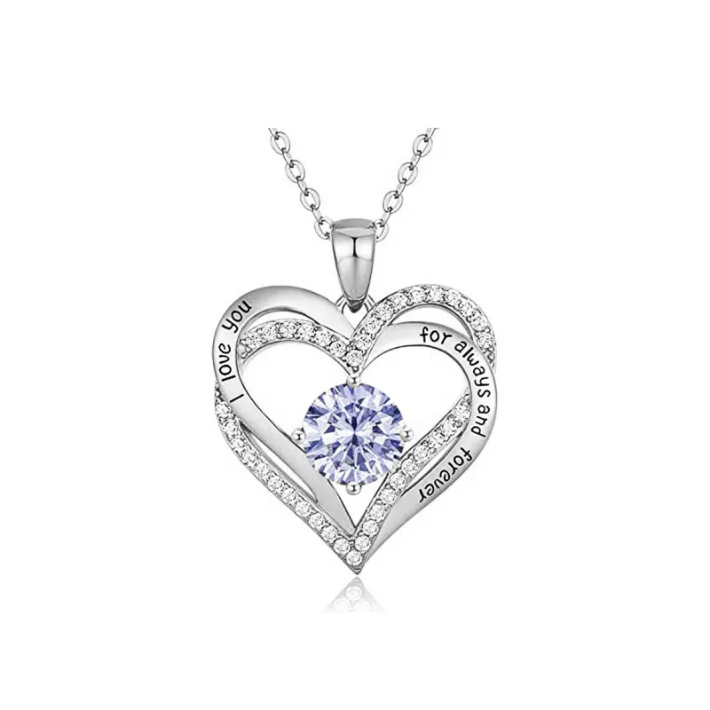 WUMZK 925 Sterling Silver Necklaces Women's-12