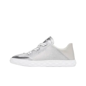 Jimmy Choo Diamond Light Flex/F Low Top Skateboard Shoes Women's Silver