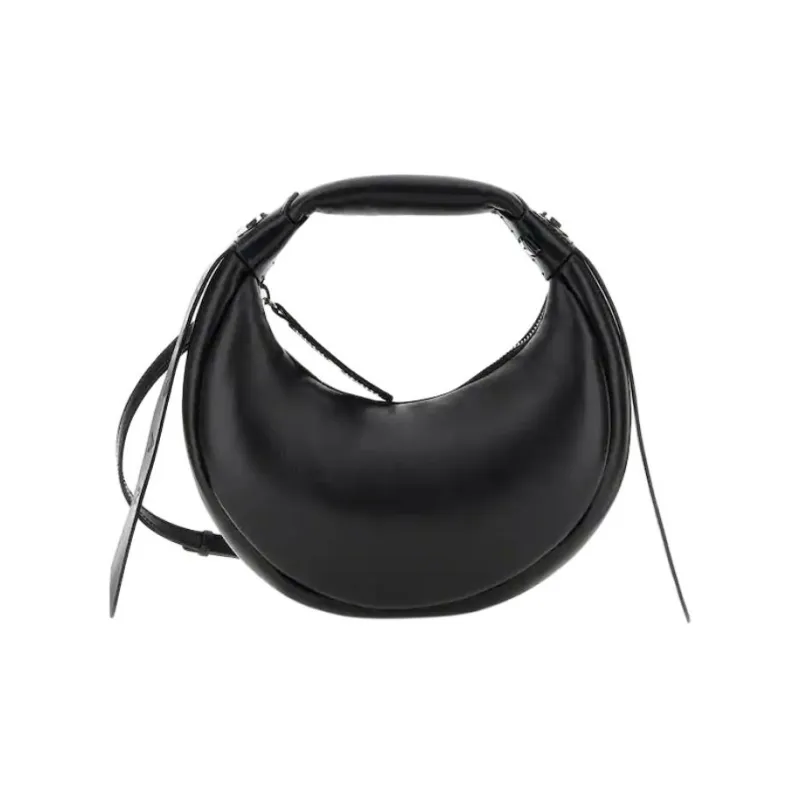 HOGAN Leather One Shoulder Handbags Mini Women's Black-0