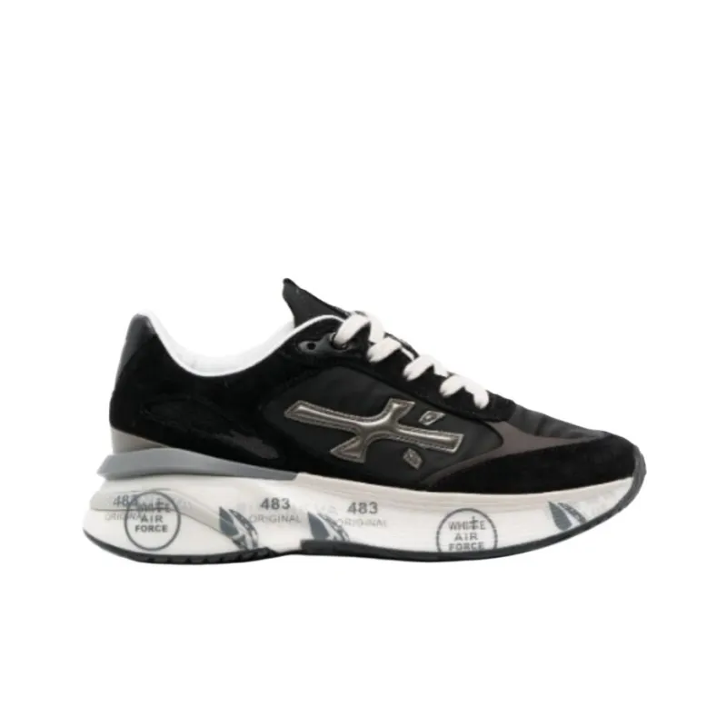 PREMIATA Shock Absorbers Low Top Casual Shoes Women's Black-4