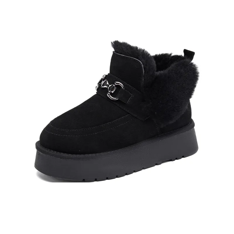 HARSON Warm Slip Resistant Snow Boots Women's-0