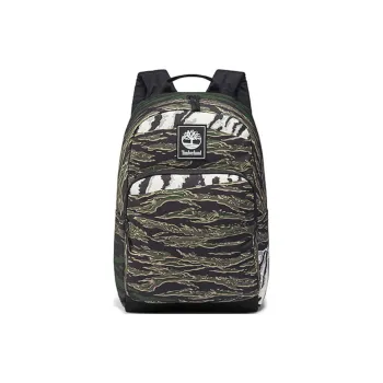 Timberland Polyester Backpack Regular Unisex Tiger Print Camouflage