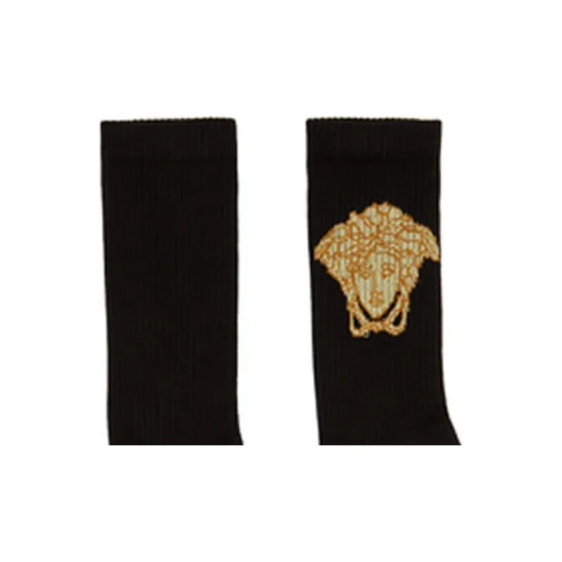 VERSACE Medusa Socks 'Black'-4