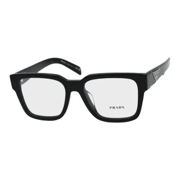 PRADA Triangle logo Plaque Square frame Glasses