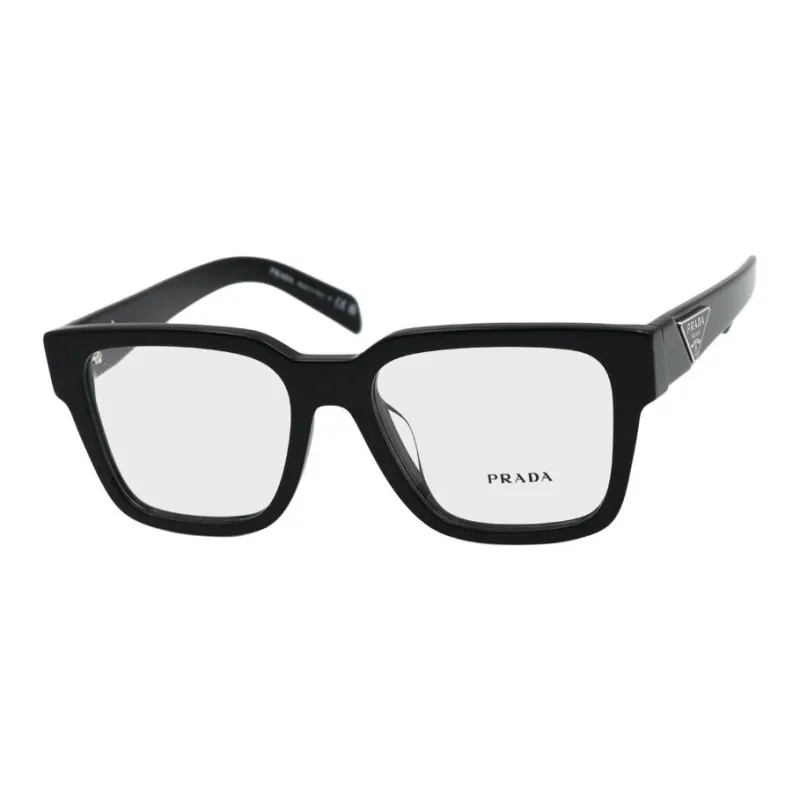 PRADA Triangle-logo Plaque Square-frame Glasses-0