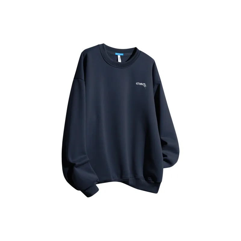 Small Columns Under The Sea Sweatshirt Unisex Light Gray-3
