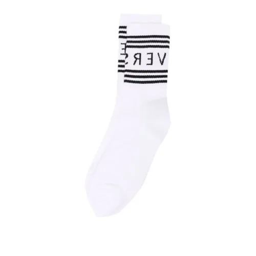 VERSACE Logo Socks 'White'