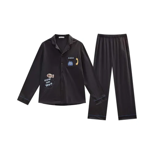 GUKOO x Hello Kitty Pajama Set Men's Graphite Gray