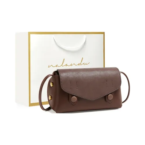Narandu Synthetic Leather Crossbody Bag Shoulder Bag Small Size Women's Coffee