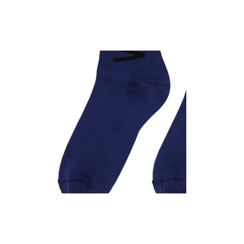 VERSACE Mid-Calf Socks Men's 1 Pack Blue-2