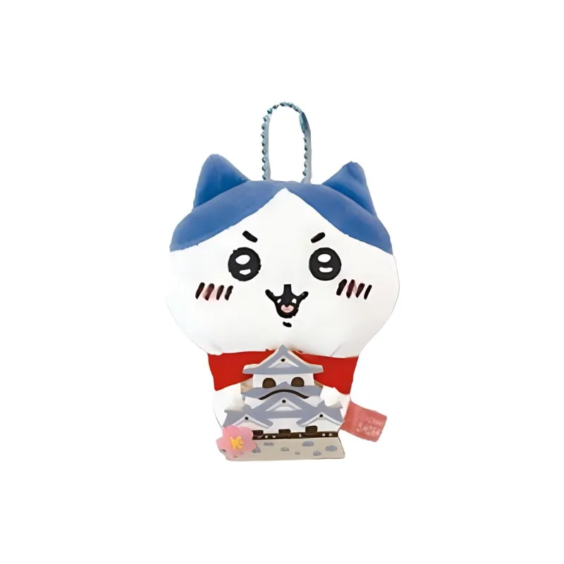 Chiikawa Iwakura Castle Hachiware Hikone Castle Dolls Plush Pendant-0
