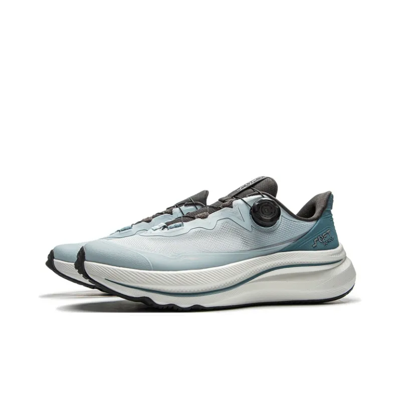LiNing Cushioning Anti Slip Wear Resistant Breathable Support Rebound Low Top Casual Shoes Unisex Cyan-2