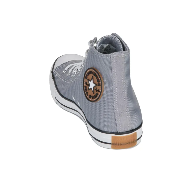 Converse Chuck Taylor All Star Anti Slip Wear Resistant High Top Canvas Shoes Men's Gray-3