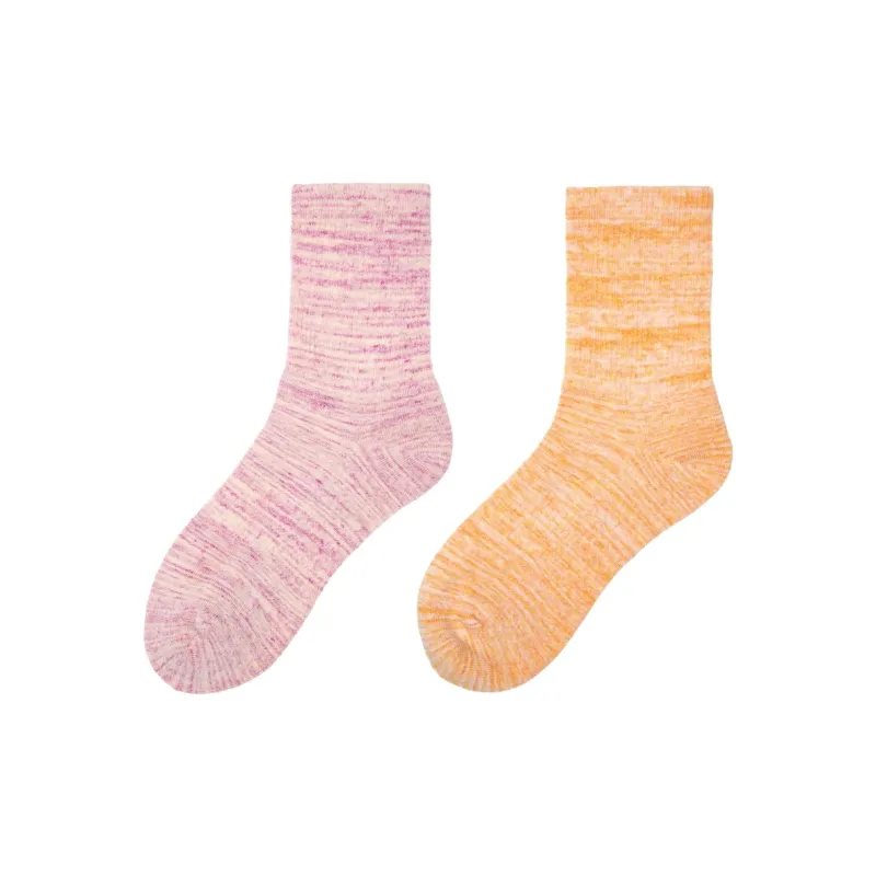 MOJICUSHERCO Mid-Calf Socks Women's 2 Pack-22