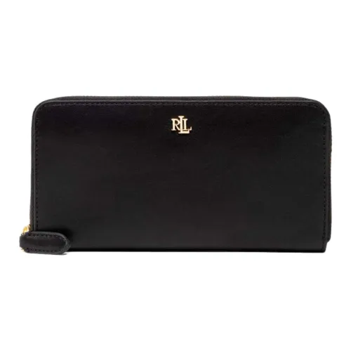 Polo Ralph Lauren Logo Plaque Zipped Wallet