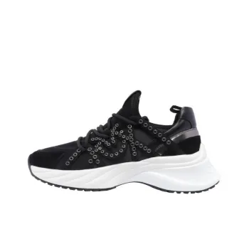 PINKO Stud Detailed Lace Up Sneakers Women's