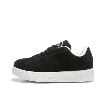 Little Red Man Low Top Skateboard Shoes Unisex Black