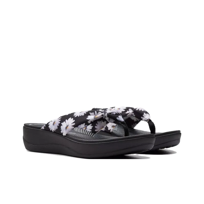 Clarks EVA Abrasion-Resistant Slip-Resistant Flip Flops Women's Black-2