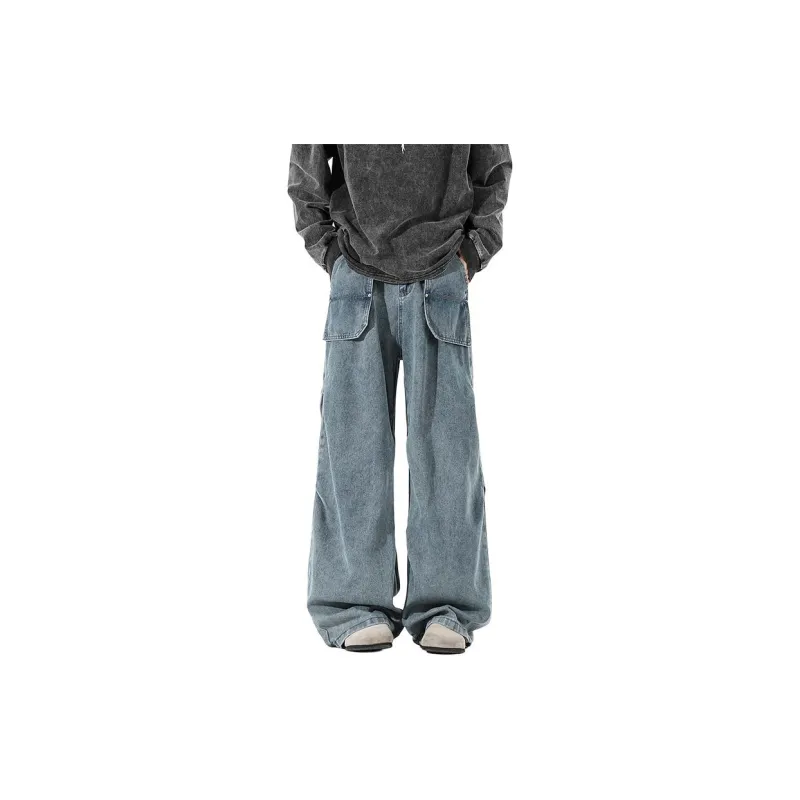 PAINT STAIN Jeans Unisex Blue-0