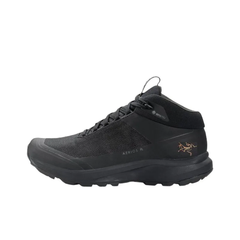 Arcteryx Aerios FL Anti-Slip Wear-Resistant Waterproof And Breathable Mid-Top Trekking Shoes Women's Black-0