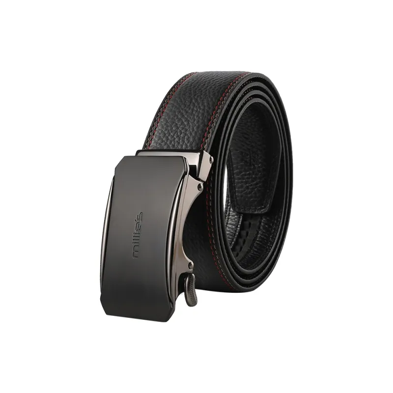 MILLIE'S Top Grain Cow Leather Leather Belts Men's Width  3.5cm-0