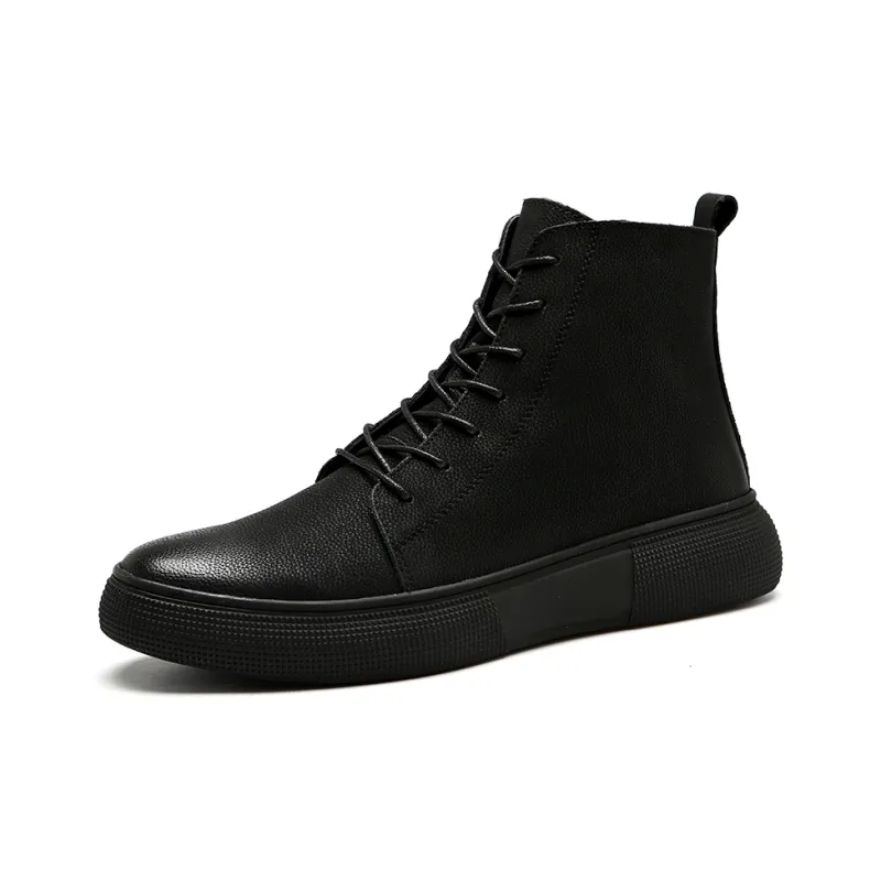 Devanro Ankle Boots Men's Black-0