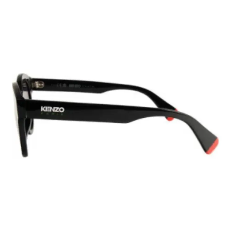 KENZO Acetate Oval Sunglasses Unisex Black-2