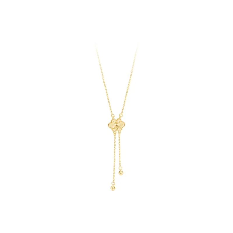 GLOIRE S925 Silver Necklaces Women's Elegant Luxe Niche Design Advanced Feel Romantic Date Commute Bestie Same Style-3