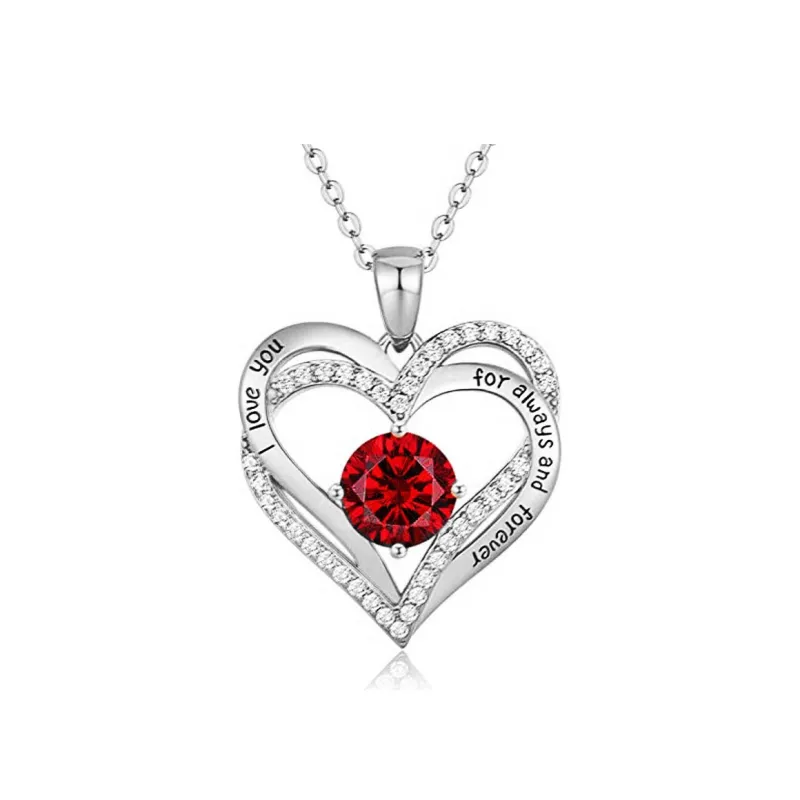 WUMZK 925 Sterling Silver Necklaces Women's-7