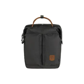Fjallraven Polyester Carry Backpack Unisex Dark Gray
