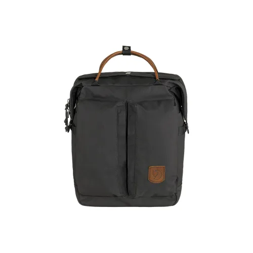 Fjallraven Polyester Carry Backpack Unisex Dark Gray
