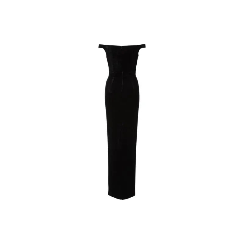 ROLAND MOURET Sleeveless Dress Women's Black-1