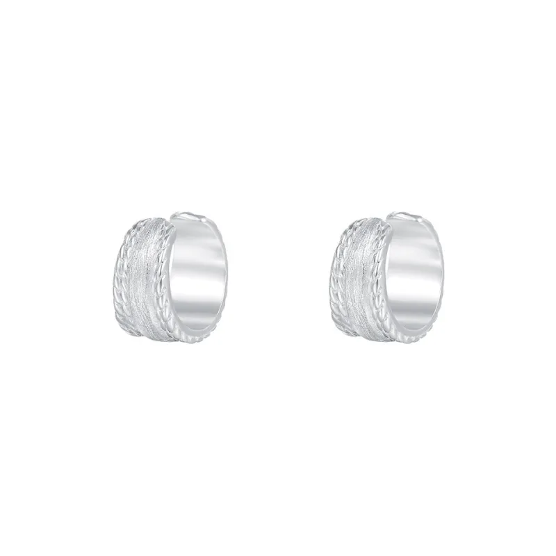 MONI JEWELLERY S925 Silver Unique Design Earrings Luxury Versatility Romantic Atmosphere Clip on Earrings Women's-6