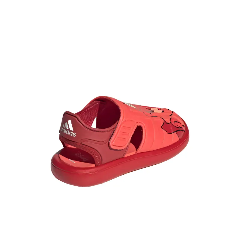 Disney x Adidas Slip Resistant Low Top Children's Sandals Better Scarlet Kids'-3