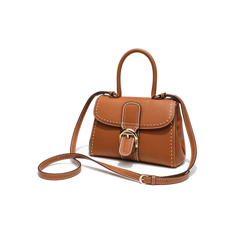Vigno Synthetic Leather Shoulder Bag Crossbody Bag Handbag Regular Women's Brown/Pink/Blue/Black/Elephant Gray-1