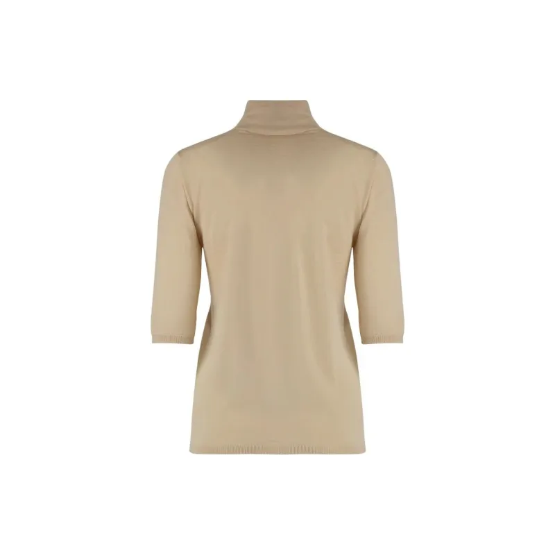 MaxMara High Neck Half Sleeved Jumper-1