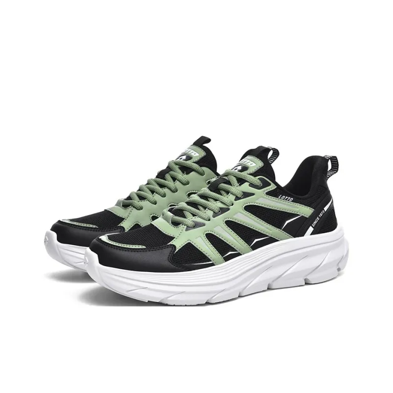 LOTTO Cushioning Anti Slip And Wear Resistant Low Top Outdoor Shoes Men's Green-1