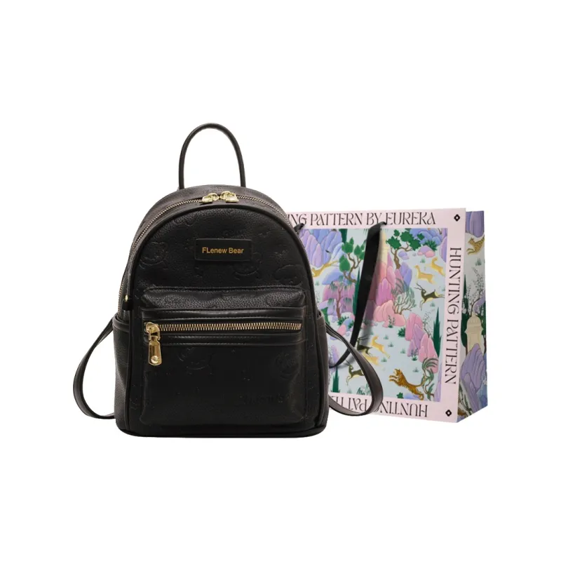 BLAKE FLEETO PU Backpack Women's Ecru/Black/Pink-29