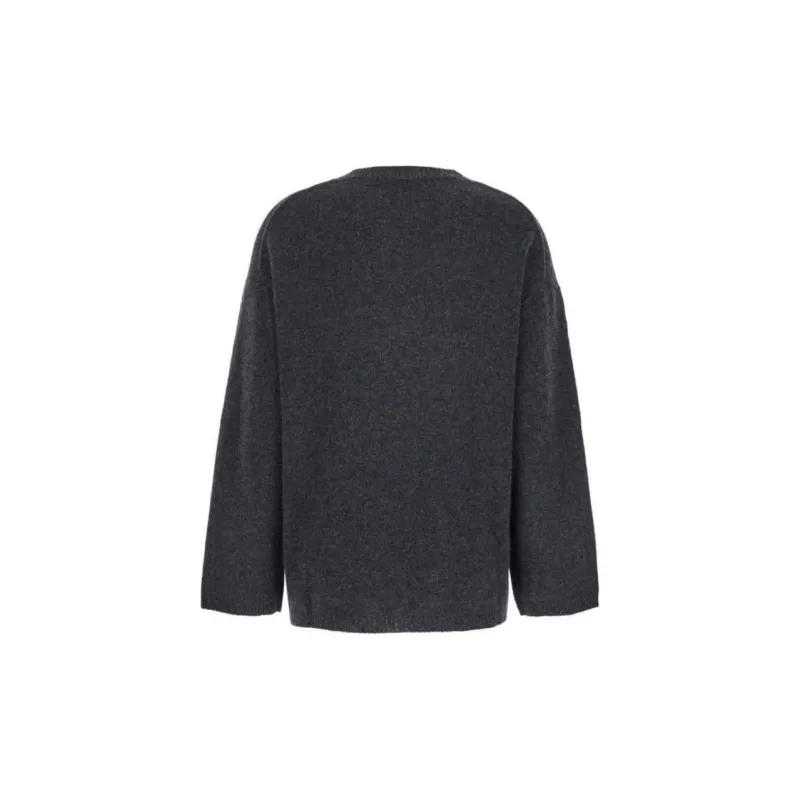 ALLUDE Cashmere Crew neck Sweater-1