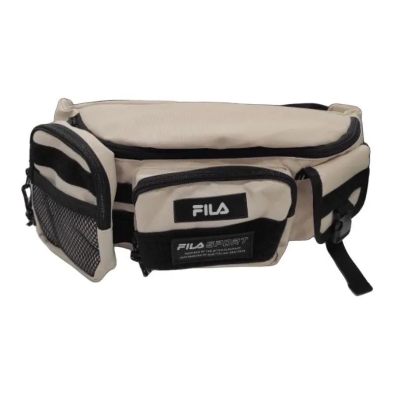 FILA Polyester Shoulder Bag, Crossbody Bag, Fanny Pack Regular Unisex Khaki-1