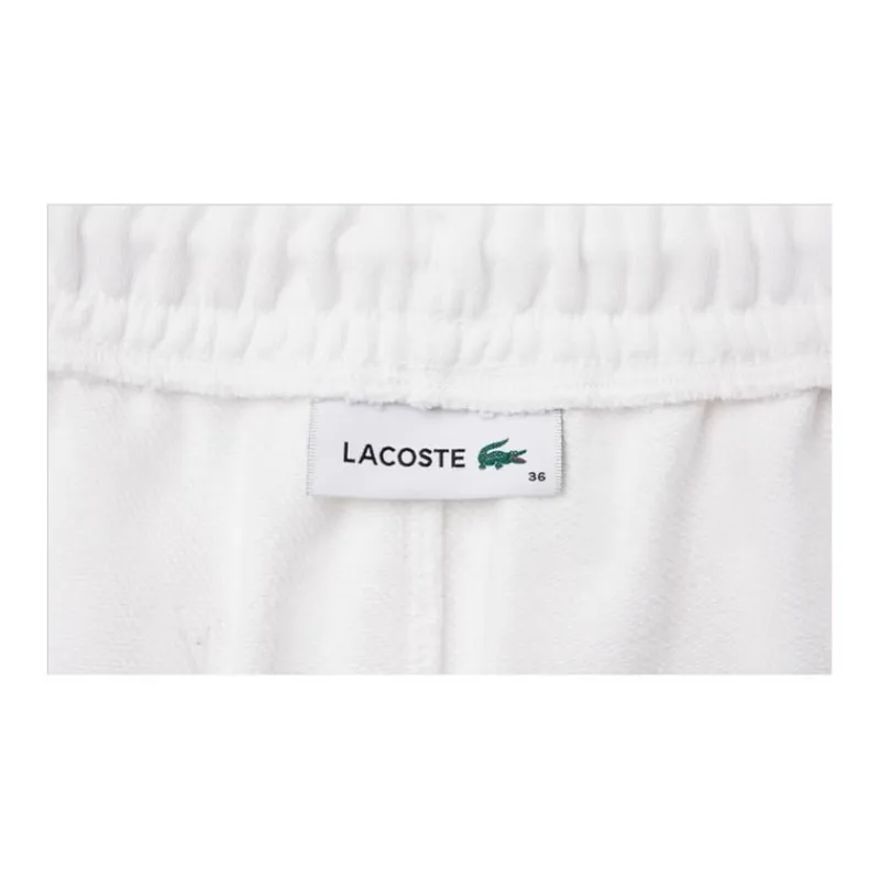 LACOSTE Auspicious Snake New Year Collection Knitted Sweatpants Women's Ecru-5