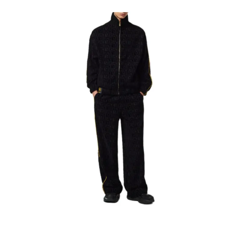 VERSACE Long Sleeved Zip Up Sweatshirt-1