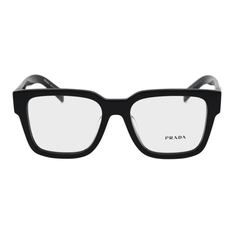 PRADA Triangle-logo Plaque Square-frame Glasses-1