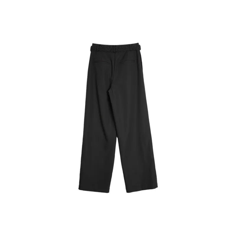 Xu Zhi X ELLE XU ZHI Collaboration Casual Pants Women's Black-1
