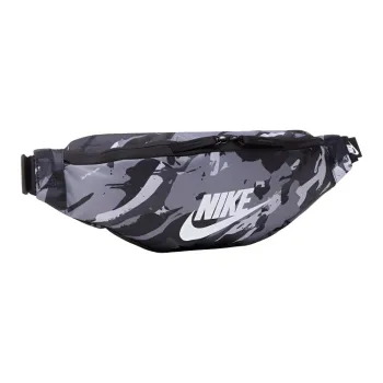 Nike Heritage Polyester Sling Bag Crossbody Bag Fanny Pack Regular Unisex Gray Camouflage
