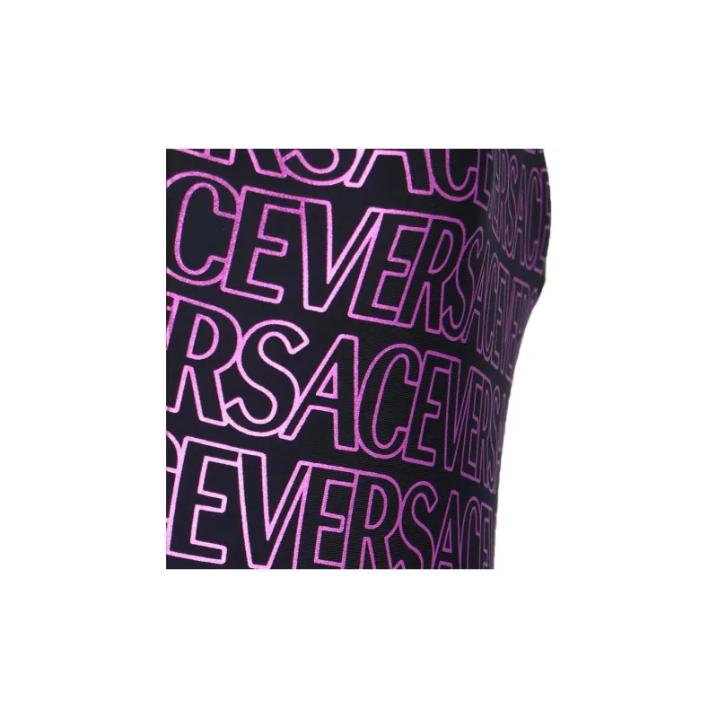 VERSACE All over Logo print Swimsuit-4
