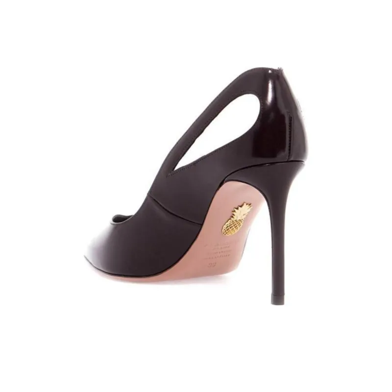 AQUAZZURA Sheeva Slim Heel High Heels 8.5cm Women's Purple-3