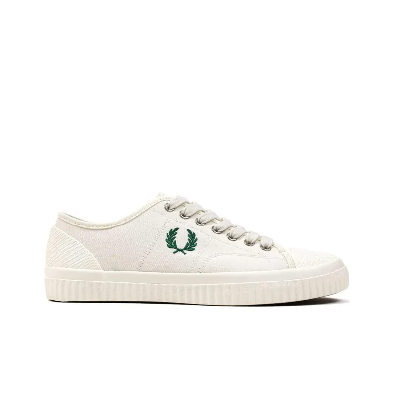 FRED PERRY Hughes Wear-Resistant Low-Top Skateboard Shoes Men's White-2