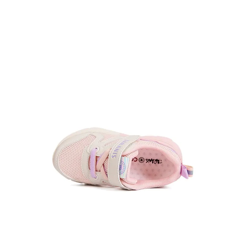 TARANIS Slip Resistant Cushioning Wear Resistant Low Top Kids' Running Shoes Pink/White Children Aged 3 7 Years Old-2