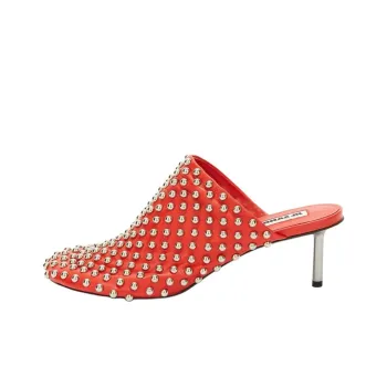 JIL SANDER Wrap toe Slippers Women's Red